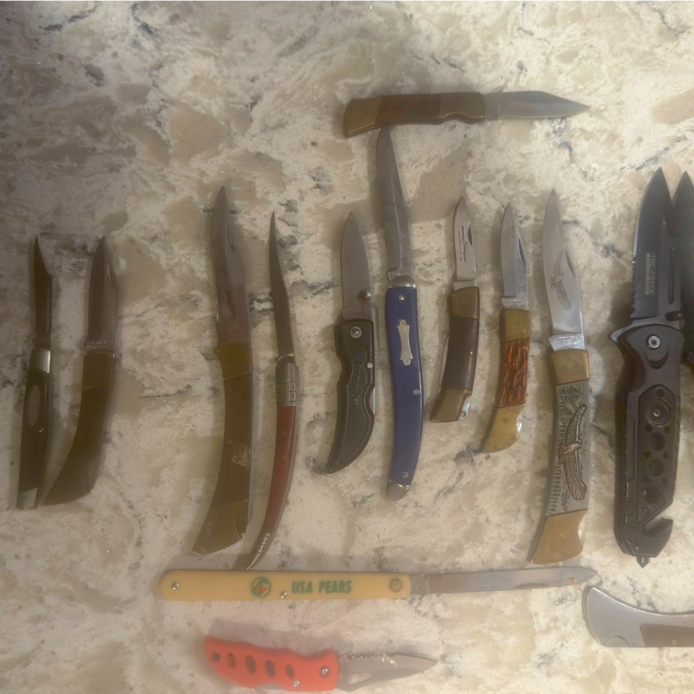 Assorted Pocket Knives Collection